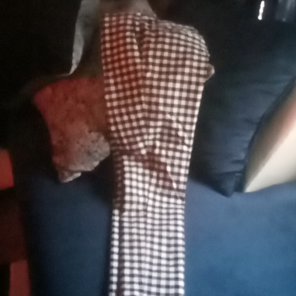 Woman checker blk/wht